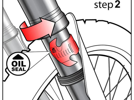 Risk Racing Seal Doctor 45mm to 55mm general accessory tool with detailed instructions, used for sealing and repair tasks.
