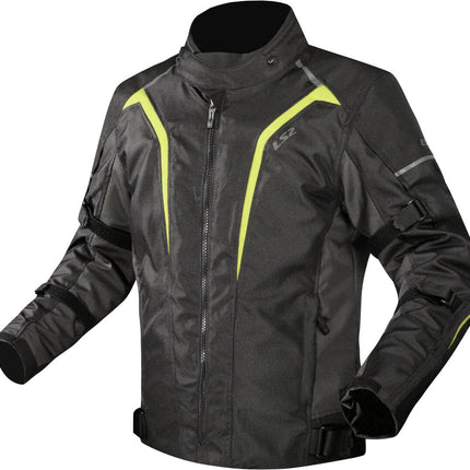 LS2 Mens Sepang Jacket - Black/HI VIS
