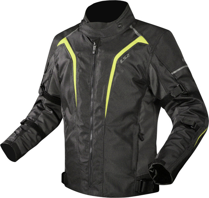 LS2 Mens Sepang Jacket - Black/HI VIS