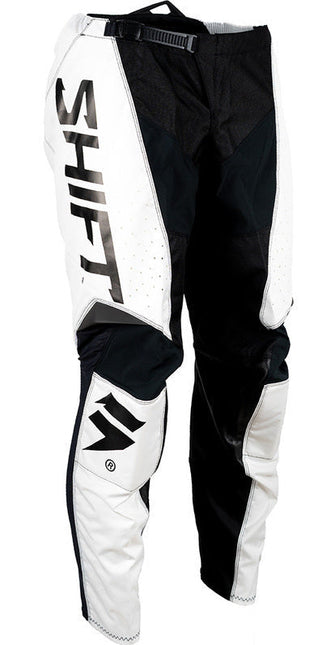 WHIT3 Label Trac Pants - White / Black