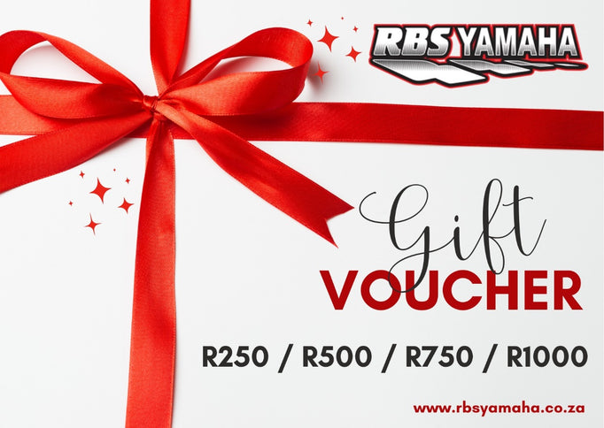 RBS-YAMAHA online gift card displayed on a smartphone screen, ideal for Yamaha enthusiasts and gift recipients.