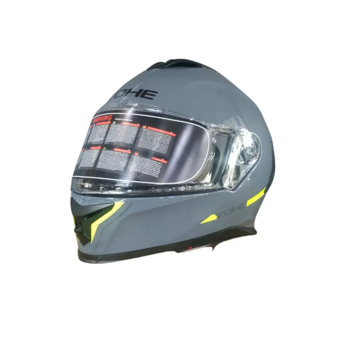 YOHE 986 shiny black and yellow road helmet with aerodynamic design and ventilation for cycling safety and comfort.