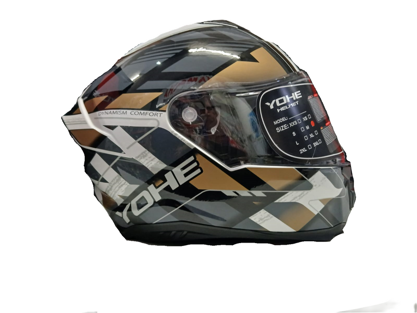 YOHE 987 FORWARD GREY/GOLD WHITE GLOSS