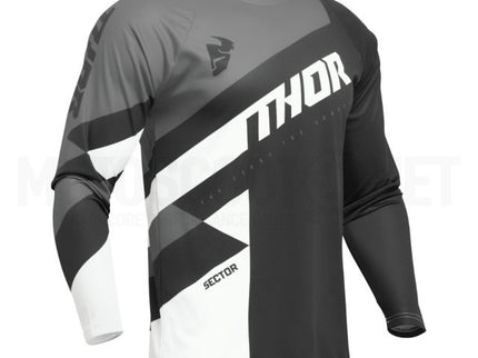 SECTOR Checker Jersey - BLACK/GREY