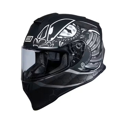 Origine Youth Dinamo Fighter Helmet - Matte Titanium/Black