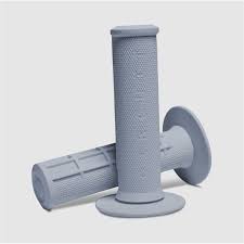 Gray Circuit Grips III for bicycles, showing textured rubber handlebar grips with brand logo and ergonomic design.