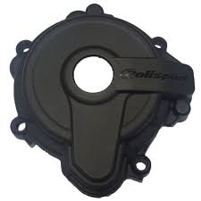 Polisport ignition cover for Sherco SE250/300 2T motorcycle, providing protection and durability for bike engine components.