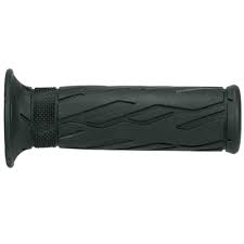 ARIETE Road Replica Suzuki motorcycle grips with textured rubber surface and metal end caps, designed for comfortable handling.