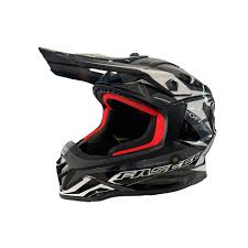 FASEED FS608 YOUTH HELMET - BLACK/WHITE/BLACK