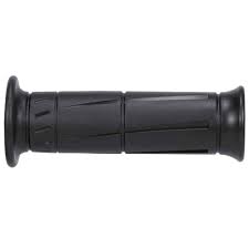 ARIETE Road Replica Kawasaki motorcycle grips with textured rubber surface and branding, designed for comfortable handling.
