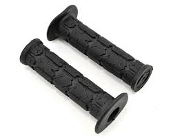 ODI ATV Rogue Black grips with textured rubber surface and ergonomic design for enhanced grip and control.