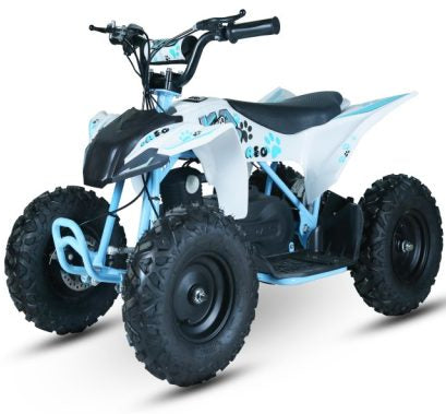 KAYO EA50 motorcycle scooter in black, showing the sleek design and front view with handlebars and headlight visible.