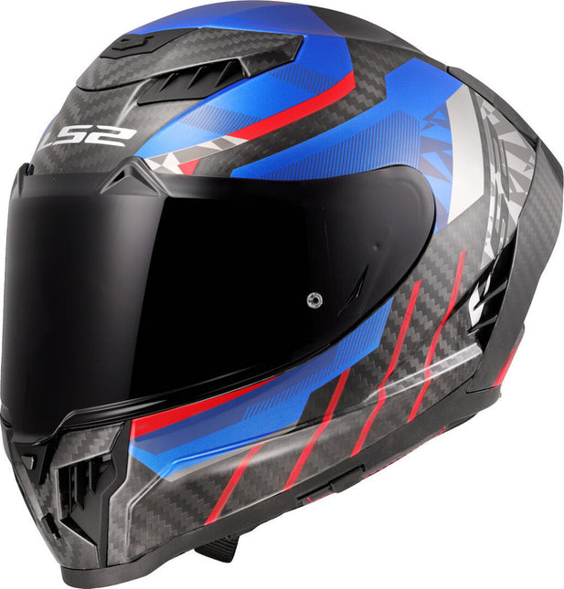 FF807 LS2 DRAGON TRAX GLOSS BLUE