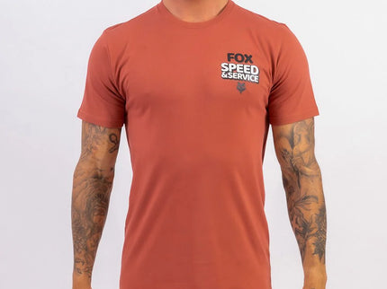 Fox Always Custom Tee, a casual black T-shirt with FOX branding, displayed on a plain background.