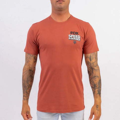 Fox Always Custom Tee, a casual black T-shirt with FOX branding, displayed on a plain background.