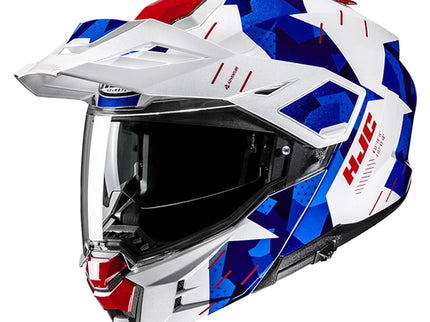 HJC -ROKI i80 ADVENTURE Helmet WHT/BLU/RED