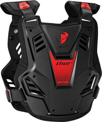 Thor SENTINEL GP YOUTH CHEST PROTECTOR BLACK/RED