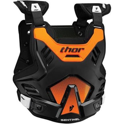 Thor SENTINEL GP YOUTH CHEST PROTECTOR BLACK/ORANGE