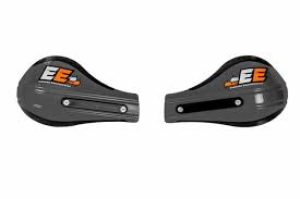 ENDURO ENGINEERING grey roost deflector showing its aerodynamic design and durable material for motorcycle protection.