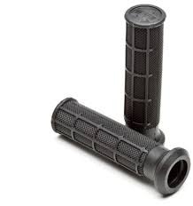 Pro Taper Black ATV grips with textured rubber surface and ergonomic design for enhanced grip and control.