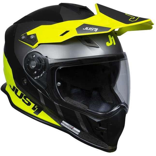 J34 OUTERSPACE Tour Helmet- Fluo Yellow / Black