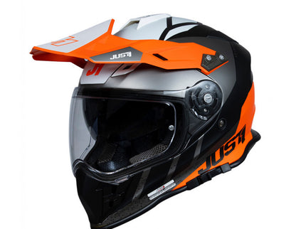 J34 OUTERSPACE Tour Helmet- Fluo Orange / Black