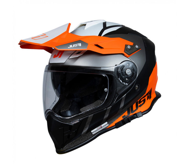 J34 OUTERSPACE Tour Helmet- Fluo Orange / Black