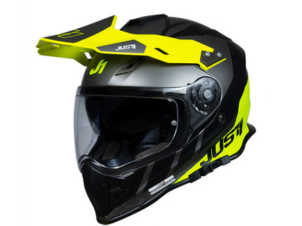 J34 OUTERSPACE Tour Helmet- Fluo Yellow / Black
