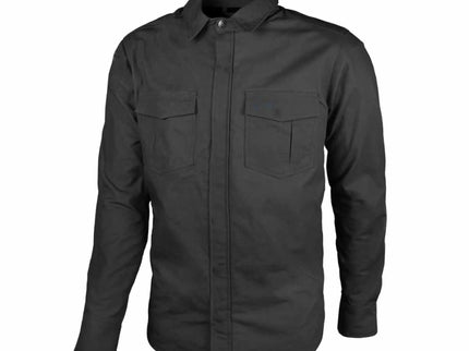 NEXO FLANNEL KEVLAR RIDING SHIRT BLK