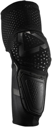 Black LEATT 3DF Hybrid Elbow Guard providing protective elbow support for sports and outdoor activities.