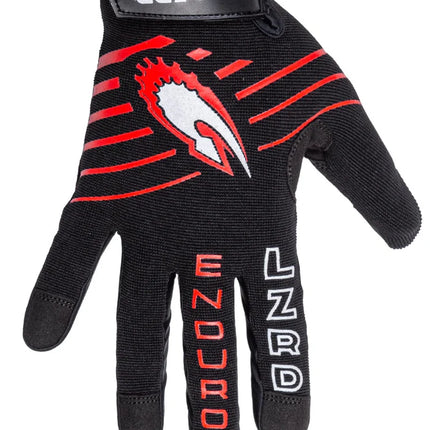 LIZZARD LEADR - LONG FINGER GLOVES RED