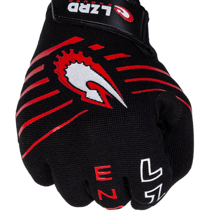 LIZZARD LEADR - LONG FINGER GLOVES RED