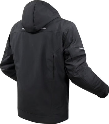 LS2 Bolton Air Black motorcycle road jacket, waterproof textile design, black color, 5XL size, protective and durable motorcycle gear