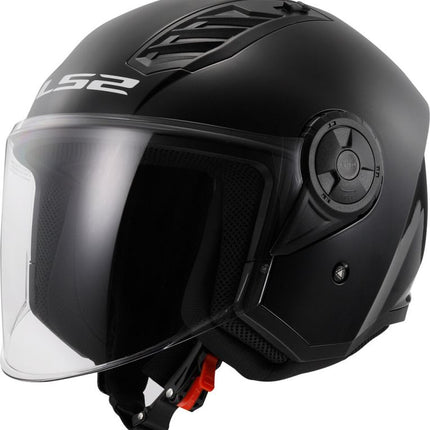 LS2 AIRFLOW OPEN FACE BLACK