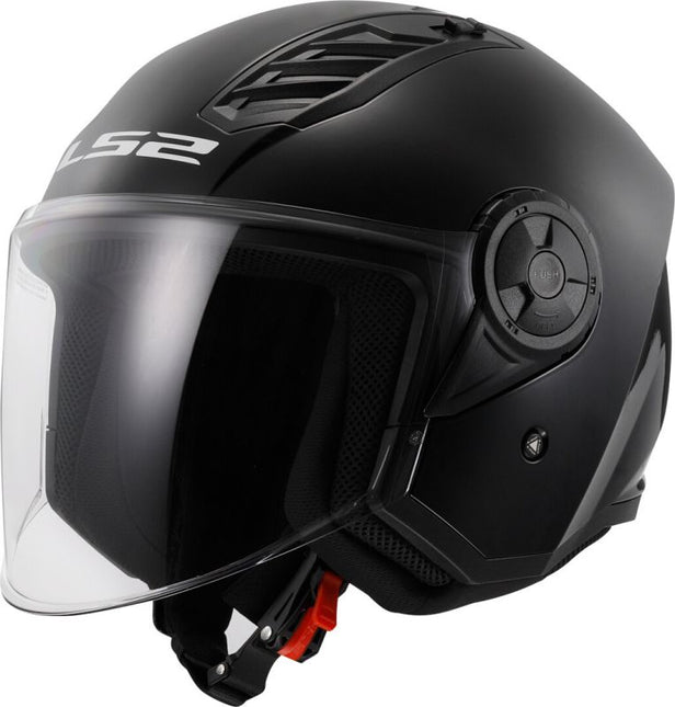 LS2 AIRFLOW OPEN FACE BLACK
