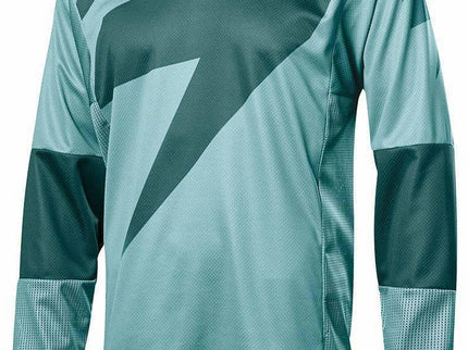 Shift 3LACK MAINLINE Jersey in teal, a breathable MX jersey with a comfortable fit and stylish design for motocross riding.
