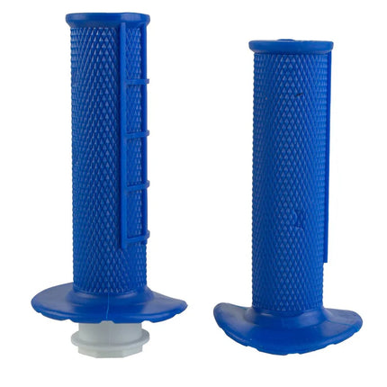LIZZARD MOTO-LOCK GRIPS - BLUE