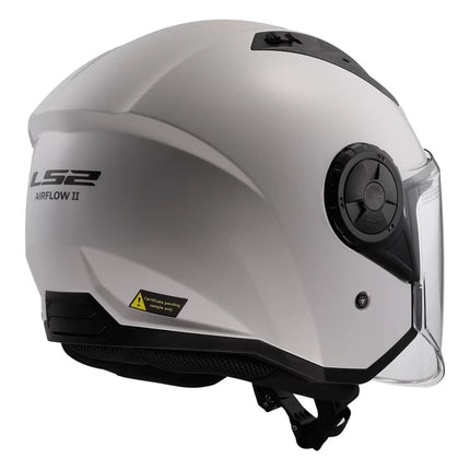 LS2 AIRFLOW OPEN FACE WHITE