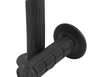 Black PROTAPER Half Waffle MX grips with textured surface and ergonomic design for motocross and dirt bike handlebars.