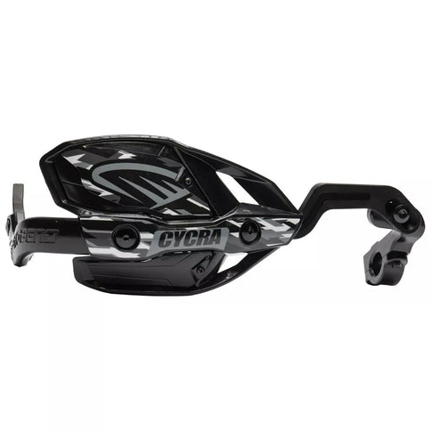 Cycra Ultra Probend CRM Special Black handlebar guard for Yamaha motorcycle, providing durable protection with a sleek black finish.