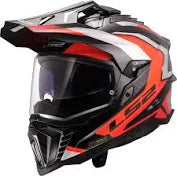 LS2 MX701 EXPLORER CARBON FRONTIER 2 ORANGE GLOSS HELMET