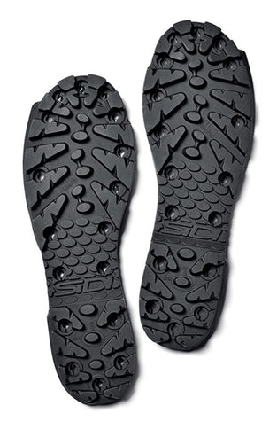 SIDI Enduro Sole for road boots, showing black durable sole with tread pattern and branding, size 45-46.
