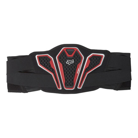 FOX Titan Sport Kidney Belt knee support showing adjustable straps and sturdy construction for enhanced knee protection.