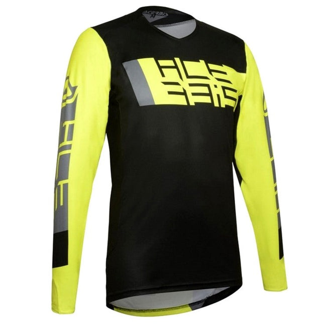 OUTRUN JERSEY Black / Fluo Yellow
