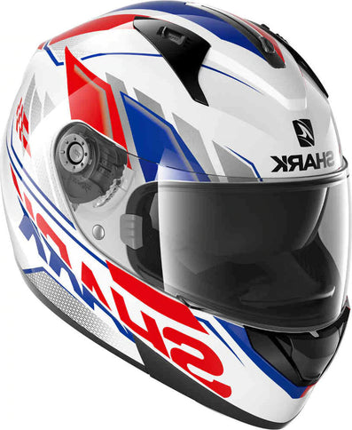 SHARK RIDILL Phaz WBR road helmet with sleek design, front view showing ventilation vents and secure strap system.