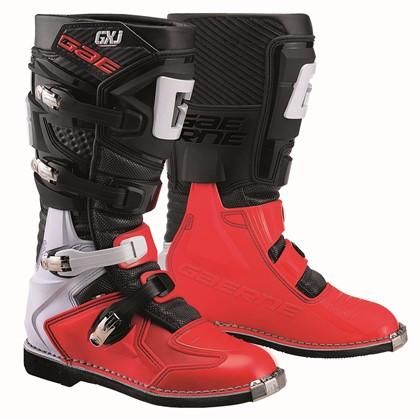 S21 GX Junior MX Boots - Black / Red