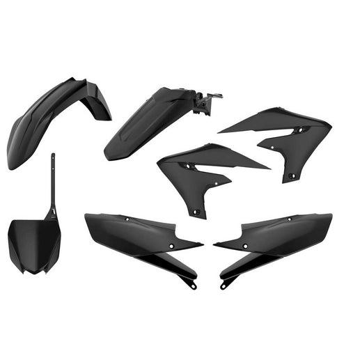 Polisport black bike protection guard for YZ250F and YZ450F motocross bikes, shown in the image.