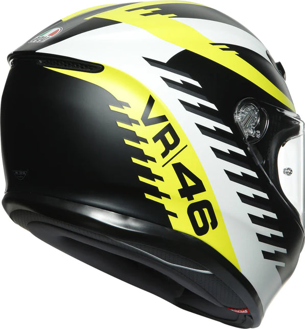 K6 Rapid 46 Helmet - Yellow / White / Black