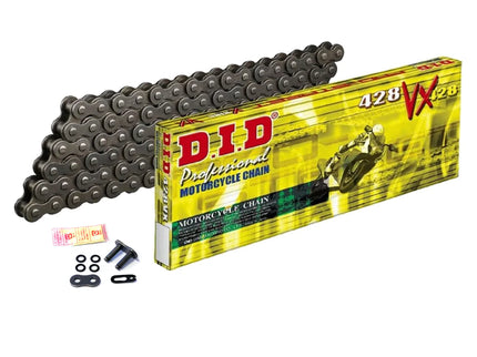 Kettingset DID staal 428VX / 140 clipslot voor Yamaha TZR Kettingset DID staal 428VX / 140 clipslot voor Yamaha TZR
