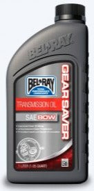 BEL RAY Gear Saver transmission oil 80W in a container, designed for smooth gear shifting and transmission protection.